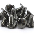 Polished Stainless Steel Pan Head Fairing Bolts M6 x 12mm - 10 Pack