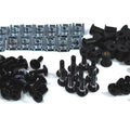 Ducati 1098 1198 848 Fairing Bolt Kit Black Anodised Bolts Wellnut Screw Kit