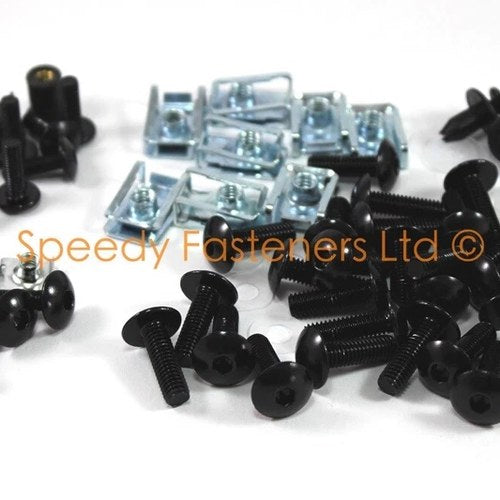 for Yamaha R1 2015-2019 Fairing Screen Bolts Clips Kit Black Aluminium Yzf R1