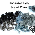 Yamaha R1 2004-2006 Fairing & Screen Stainless Bolt Kit + Pozi Dzus Fasteners
