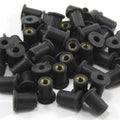 50x m6 6mm Rubber Well Nuts Fairing Fasteners Ducati Yamaha Kawasaki Suzuki