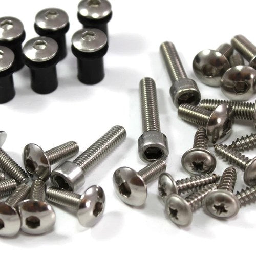Yamaha TDM900 2002-10 Stainless Fairing Bolt & Screen Bolts Kit Fixings Tdm 900