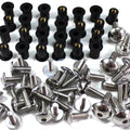 Stainless Fairing & Screen Bolts Wellnut Kit for Yamaha Tzr 250 2MA 1986-1991