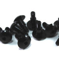 10x Black Aluminium Fairing Bolt m6 x 20mm +10mm Shoulder Motorcycle Screw Bolts