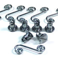 6x Dzus Fasteners D4 AJ5 40 Motorcycle Quick Release Quarter Turn Slotted