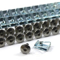 25 x Motorcycle Fairing m5 Stainless Pan Head Allen Bolt & Spring C Clips Nuts