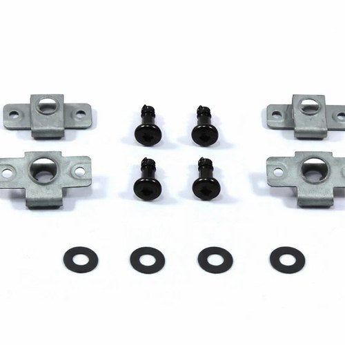 4x Dzus Fasteners Silver Hex Allen Fastener Quarter Turn Motorcycle Fairing 17mm