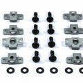 8x Black 17mm Dzus Fasteners Allen Hex Head Rivet Clip Motorcycle Fairing Panel