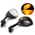 For Suzuki Gsxr 1000 GSXR600 GSX-R 750 Rearview Mirrors w/ Turn Signal