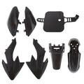 For Honda XR50 CRF50 Sdg SSR 107 125 Dirt Pit Bike Black Plastic Fender Fairing