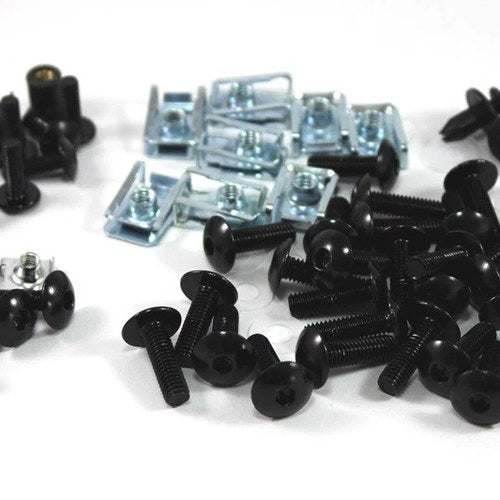 for Yamaha R1 2021-2026 Fairing Screen Bolts Clips Kit Black Aluminium Yzf R1