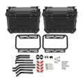 36L Motorcycle Tour Trunk & Mounting Bracket Side Case Hard Saddlebags