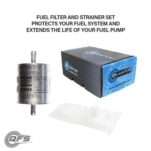 Qfs Fuel Pump Strainer + Filter Kit for 2000-07 Ducati Supersport 425.4.008.1A