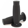 Laguna Grips - Black - 7/8" - Vintage Motorcycle Cafe Brat Chopper Bobber