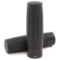 Barrel Grips Black - 7/8" Vintage Motorcycle Cafe Chopper Brat Bobber Scooter