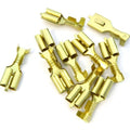 Female Locking Spade Terminal - 6.3mm - 10 Pack - Honda Motorcycle Wire Repair