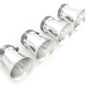 4 Pack Silver Air Filter Velocity Stack 39mm Honda CB500 CB550 CB750 Cafe Bobber