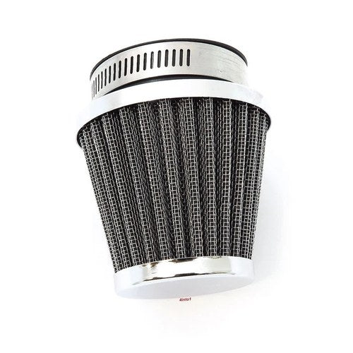 Chrome Motorcycle Performance Air Filter Pod 54mm Honda Kawasaki Yamaha Suzuki