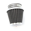 Chrome Motorcycle Performance Air Filter Pod 54mm Honda Kawasaki Yamaha Suzuki