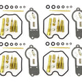 Deluxe Carburetor Repair Rebuild Kit 4 Pack 1977 - 1978 Honda CB550 CB550K Carb