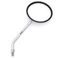 Chrome Honda Cruiser Round Motorcycle Mirror - 10mm M10 - 7" Long Stem