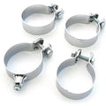 Motorcycle Exhaust Clamps Set of 4 - Honda CB400 CM400 CB450 CX500 GL500 GL650