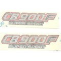Side Cover Panel Decal Set - Honda CB900F Super Sport CB900 - 1982 - Black Model