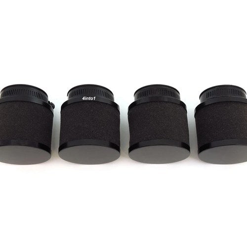 Set of 4 Black Foam Pod Filters - 45mm - Honda CB750 - 1977-1978