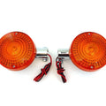 Set of 2 Reproduction Honda Front Turn Signals - CB400/500/550/650/750/900 CX500