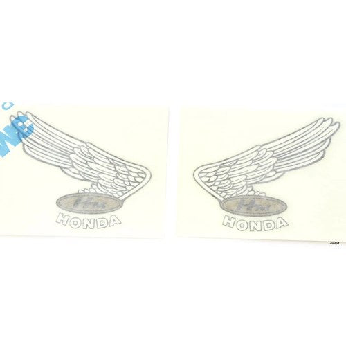Honda CR750 CR 750 Gas Fuel Tank Decals Gold Oval Racing Race 2 Pieces