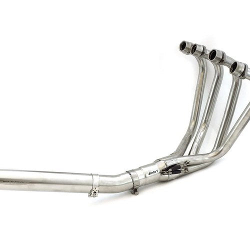 Delkevic 4into1 Stainless Steel Exhaust - Straight Muffler - Honda CB750 CB900F