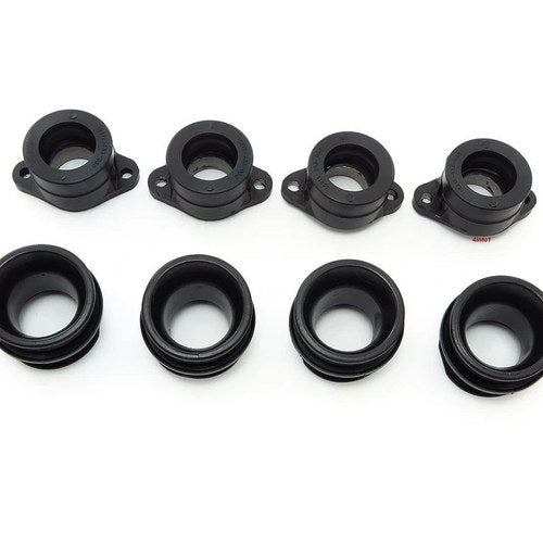 Complete Rubber Insulator Set - Honda CB350F CB400F Four - Intake Air Box Boots