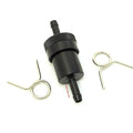 Emgo Black Anodized Aluminum Motorcycle Fuel Filter 5/16" 14-34432