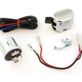 K&S Universal Turn Signal Wiring Kit - Relay + Wiring + Switch - Honda Kawasaki