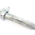 British Style Single Pull Motorcycle Throttle Assembly Tube - Chrome