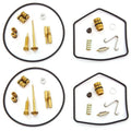 Deluxe Carburetor Repair Kit - Set of 2 - Honda CB350 CL350 Twins - 1968-1969