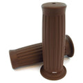 Freestyle Grips - Cafe Brown 7/8" Motorcycles Cafe Racer Bobber Tracker Chopper