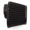 Black Performance Oval Pod Filter - 39mm - Honda CB750 Kawasaki Suzuki Yamaha