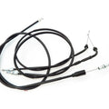 Short Control Cable Set Honda CB550 CB750 - 1969-1976 Clutch Push Pull Throttle