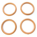 Set of 4 Copper Exhaust Gaskets - 18291-286-306 - Honda GL1000 GL1100 GL1200
