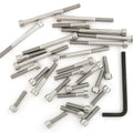 Stainless Steel Allen Bolt Set - Honda CR125M Elsinore - 1976-1978 - 28 Bolts