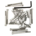 Stainless Steel Allen Bolt Set - Honda CR125M Elsinore - 1974-1975 - 28 Bolts