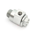 Joker Machine CB750 Machined Aluminum Oil Pressure Gauge Mount - Clear