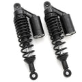 Black Remote Reservoir Motorcycle Shocks - Eye To Eye - 310mm - 320mm