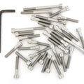 Stainless Steel Allen Bolt Set - Honda VF1000F Interceptor - 1984 - 31 Bolts