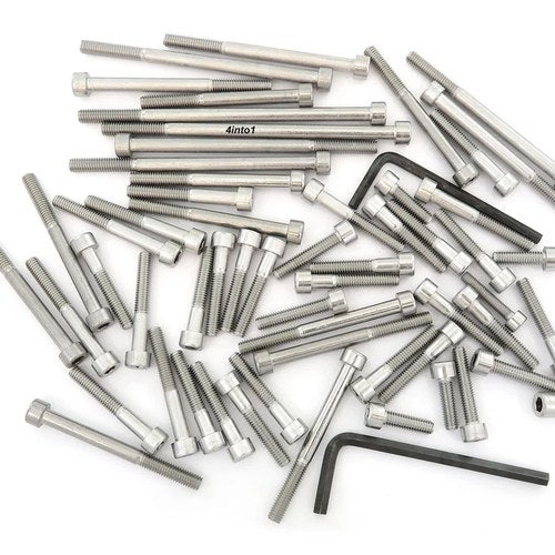 Stainless Steel Allen Bolt Set - Honda CB750A Hondamatic - 1976-1978 - 58 Bolts