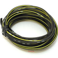 OEM Colored Electrical Wire 18 Gauge - 13' Roll - Black / Yellow Stripe