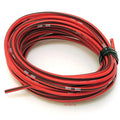 OEM Colored Electrical Wire 18 Gauge - 13' Roll - Red / Black Stripe