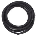 Black Motorcycle Cloth Wrapped 3/16" (4.5mm) Fuel / Gas Line - 10' Feet