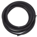Black Motorcycle Cloth Wrapped 1/4" (6mm) Fuel / Gas Line - 5' Feet